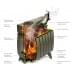 Отопительно-варочная печь TMF-Термофор Огонь-Батарея 11 антрацит-серый металлик для дома и дачи